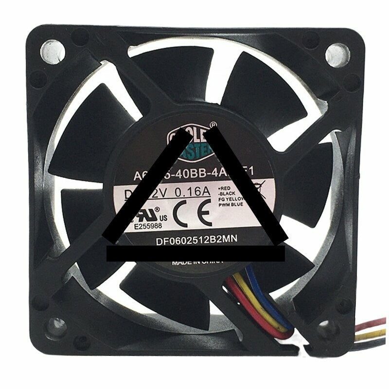 COOLER MASTER A6025-40BB-4AP-F1 DC 12V 0.16A 6025 PWM Axial Cooling Fan