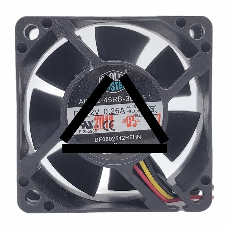 COOLER MASTER A6025-45RB-3EN-F1 DC 12V 0.26A 6025 Axial Cooling Fan