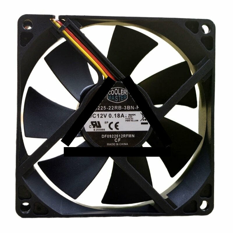 COOLER MASTER A9225-22RB-3BN-F1 DC 12V 0.18A 2 Wires / 3 Wires Axial Cooling Fan