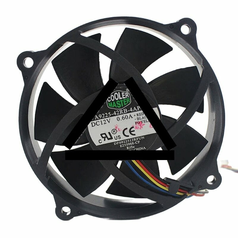 COOLER MASTER A9225-42RB-4AP-F1 DC 12V 0.60A 9225 Axial Cooling Fan