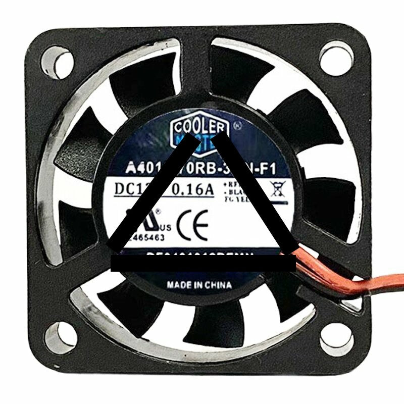 Cooler Master DF0401012RFMN A4010-70RB-3QN-F1 DC 12V 0.16A 4010 Axial Cooling Fan
