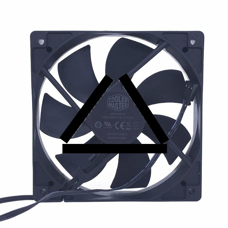 COOLER MASTER DF1202512SELN DC 12V 0.15A 12025 Axial Cooling Fan