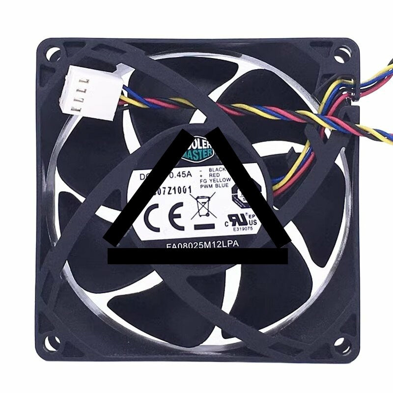 COOLER MASTER FA08025M12LPA DC 12V 0.45A PWM 8025 Axial Cooling Fan
