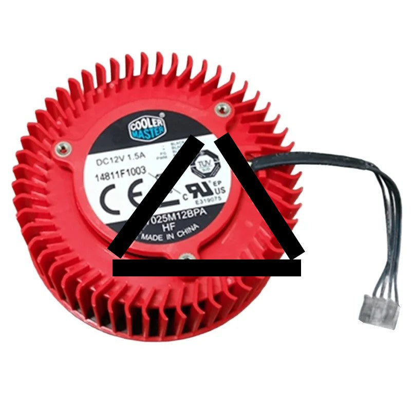 Cooler Master FB07025M12BPA 12V 1.5A 4 Wires Cooling Fan