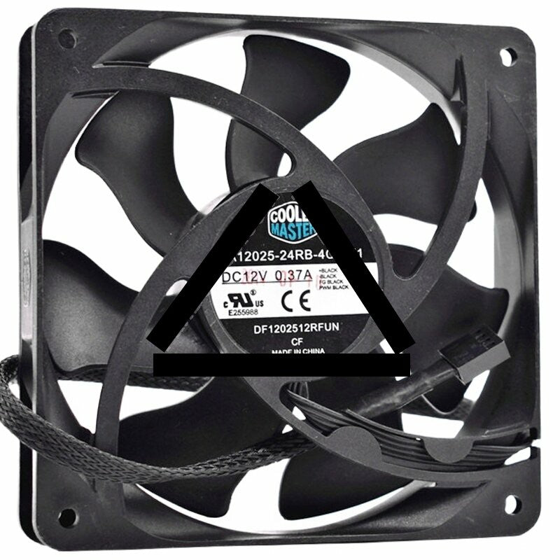 CoolerMaster A12025-24RB-4CP-F1 DC 12V 0.37A Axial Cooling Fan
