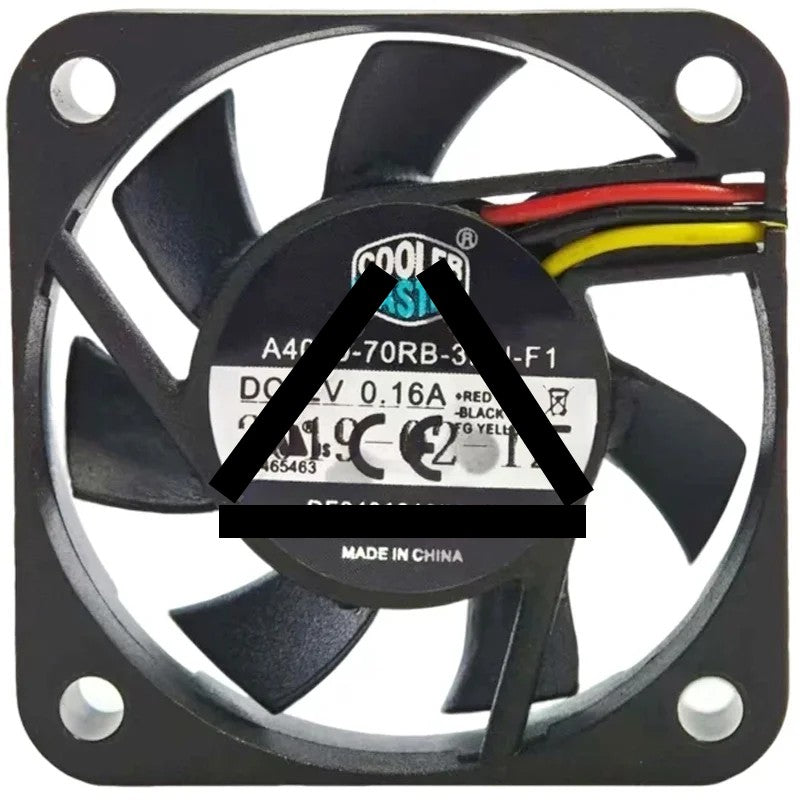 CoolerMaster A4010-70RB-3RN-F1 DF0401012RFMN 12V 0.16A 3 Wires Cooling Fan