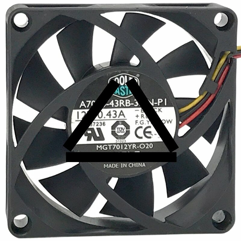 CoolerMaster A7020-43RB-3AN-P1 12V 0.43A Cooling Fan
