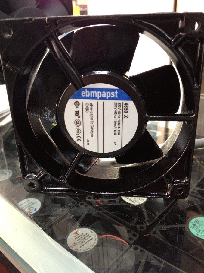 Cooling fan ebm 4650x 230v 18w 19wpapst high temperature resistant iron