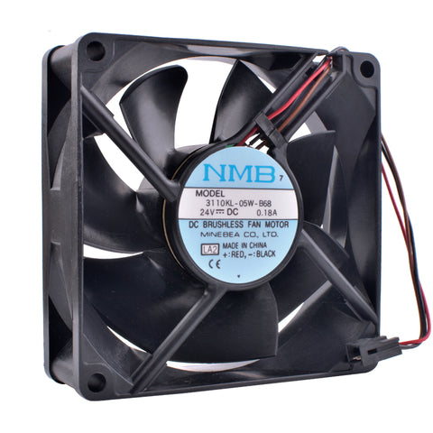 COOLING REVOLUTION 3110KL-05W-B68 8cm 80mm fan 8025 24V 0.18A Double ball bearing mute inverter industrial computer cooling fan