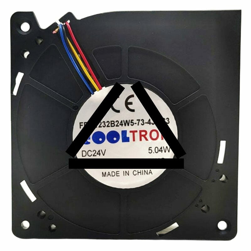 COOLTRON FBD1232B24W5-73-4JUC3 DC 24V 5.04W Dual Ball Bearing Blower Fan