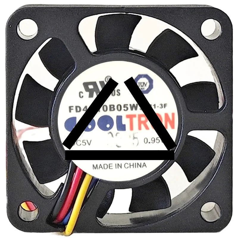 COOLTRON FD4010B05W5 DC 5V 0.95W 4 Wires Ball Bearing PWM Cooling Fan