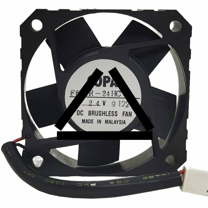 COPAL F614R-24HC DC 24V 3 Wires Brushless Axial Cooling Fan