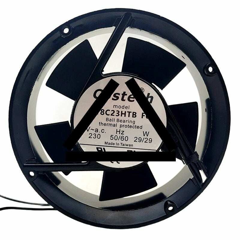 COSTECH C18C23HTB AC 230V 29W Ball Bearing Thermal Protected Axial Cooling Fan