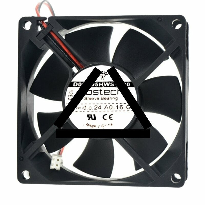 Costech D08A05HWS A00 DC 24V 0.16A 8025 Axial Sleeve Bearing Cooling Fan