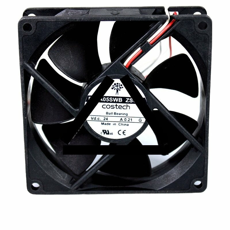 Costech D09A05SWB ZSQ74 DC 24V 0.21A 9025 Axial Ball Bearing Cooling Fan