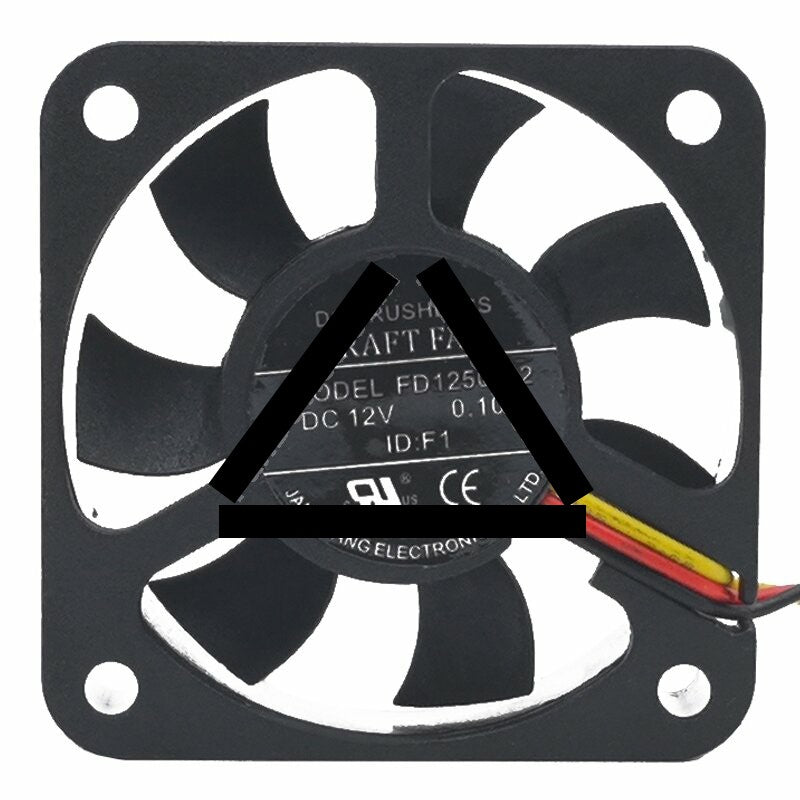 CRAFTFAN FD1250-B2 DC 12V 0.10A 5015 Brushless Axial Cooling Fan