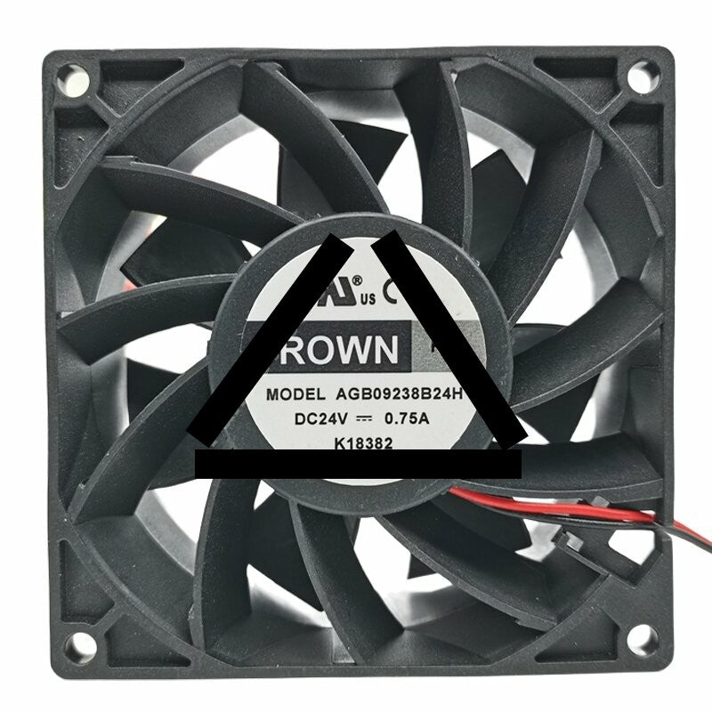 CROWN AGB09238B24H DC 24V 0.75A 9238 Axial Cooling Fan