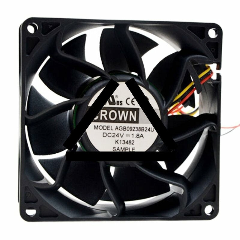 CROWN AGB09238B24U DC 24V 1.13A 9238 Axial Cooling Fan