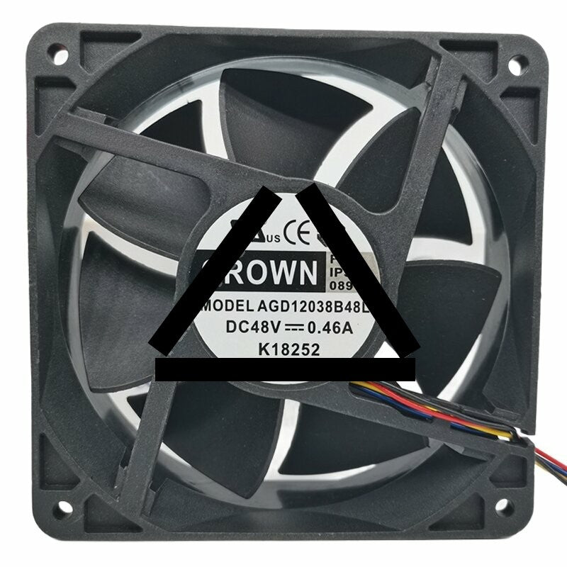 CROWN AGD12038B48L DC 48V 0.46A 12038 IP55 Waterproof PWM Axial Cooling Fan