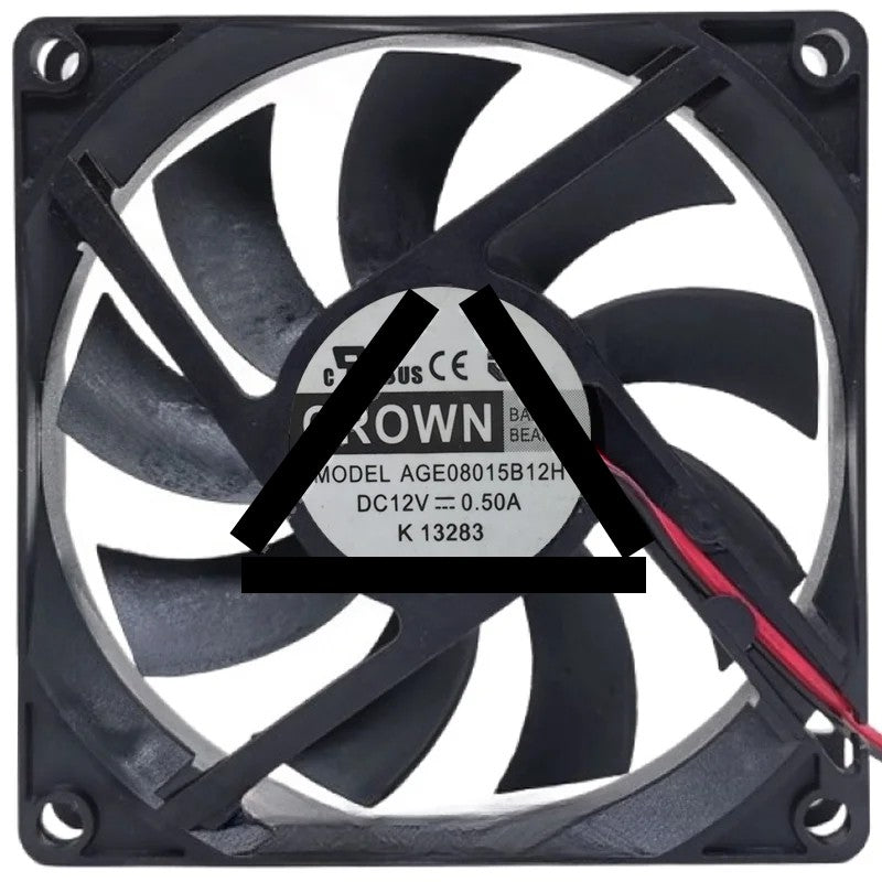 CROWN AGE08015B12H 12V 0.50A 2 / 3 / 4 Wires Cooling Fan