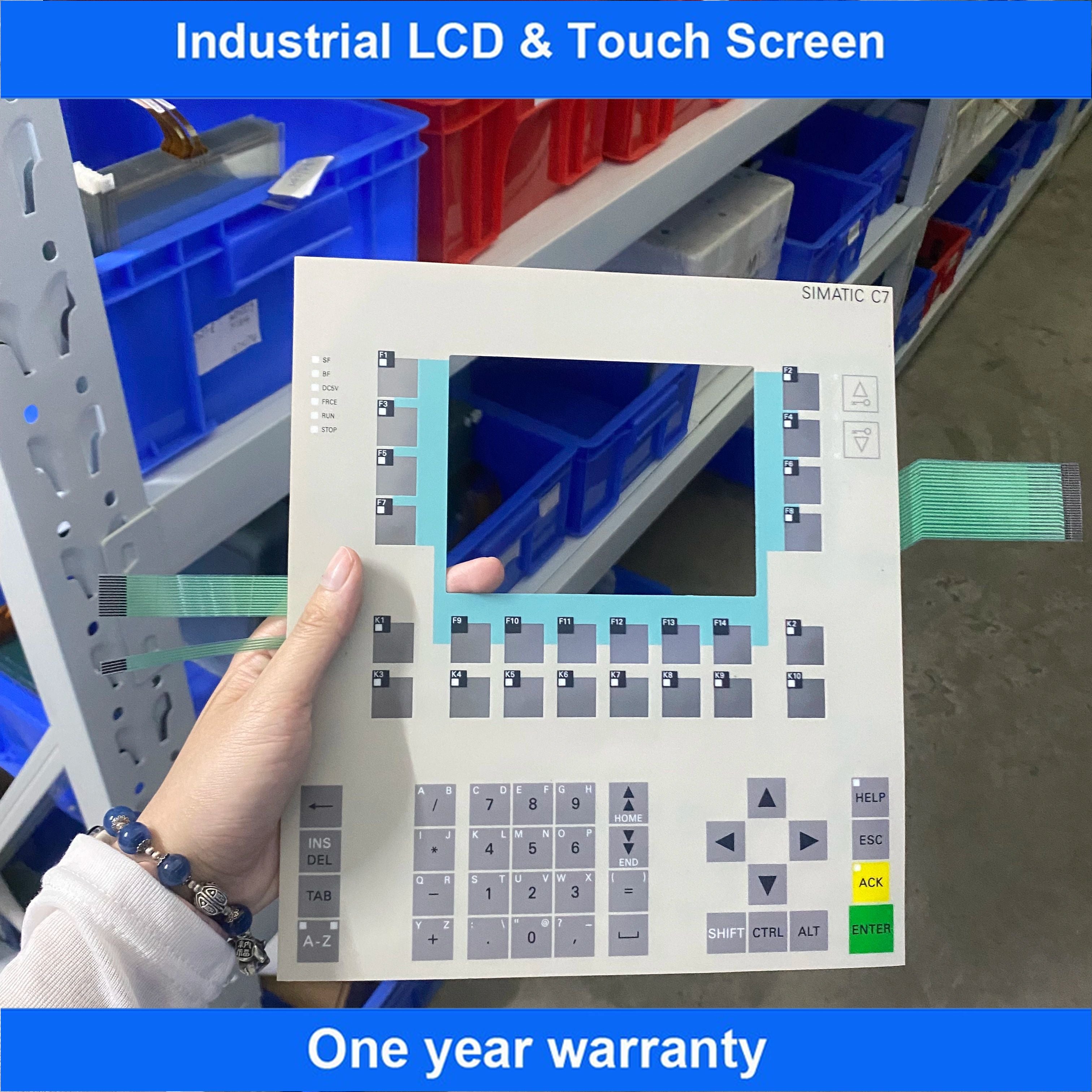 New Membrane Switch Keypad C7-635 6ES7635-2EC00-0AE3 6ES7635-2EC02-0AE3 For Siemens Simatic C7-635 HMI Panel Keyboard Replacement