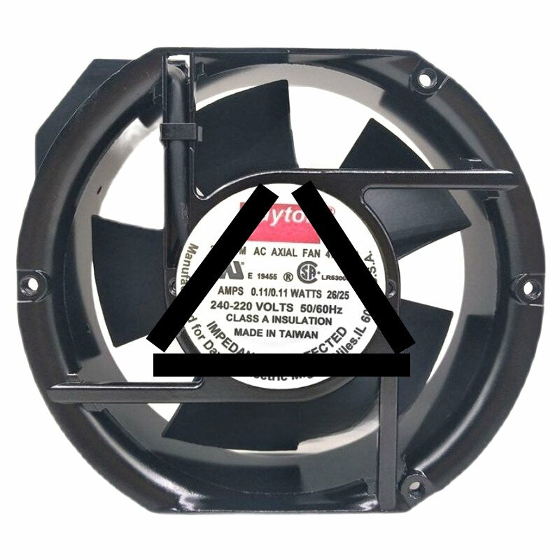 Dayton CFM AC AXIAL FAN 4WT43A 240-220V 0.11A 26 / 25W Cooling Fan