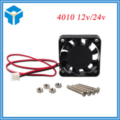 DC 12V Computer CPU Cooler Mini Cooling Fan 40MM 40x40x10mm Small Exhaust Fan for 3D Printer 4010 2 pin 40x40x10