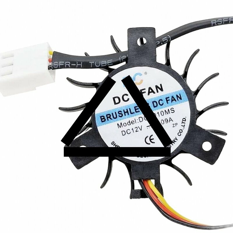 DC-FAN DC4010MS DC 12V 0.09A 2 Wires / 3 Wires Brushless Axial Cooling Fan