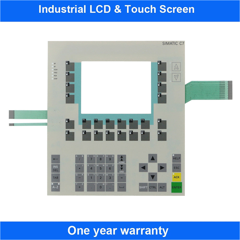 New Membrane Switch Keypad C7-635 6ES7635-2EC00-0AE3 6ES7635-2EC02-0AE3 For Siemens Simatic C7-635 HMI Panel Keyboard Replacement