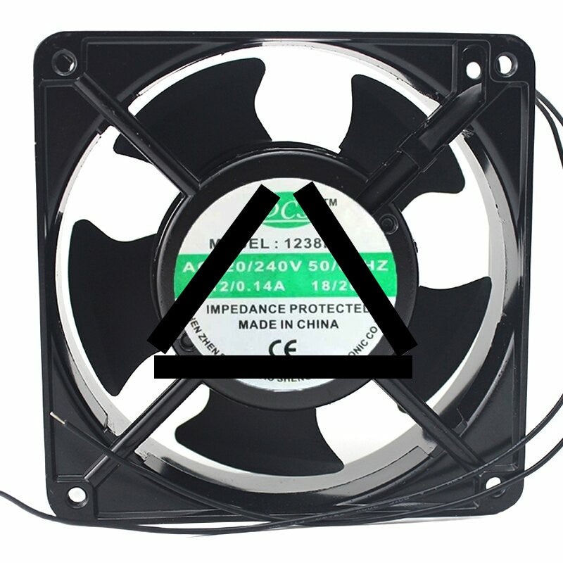 DCS 1238HA2 AC 220/240V 0.12/0.14A 18/20W 12038 Axial Cooling Fan