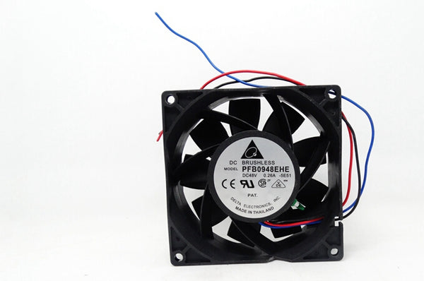 delta 90*90*38 48V 0.26A 9CM PFB0948EHE three line double ball server inverter fan