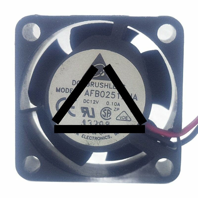 Delta AFB02512HA DC 12V 0.10A 2510 Axial Brushless Cooling Fan