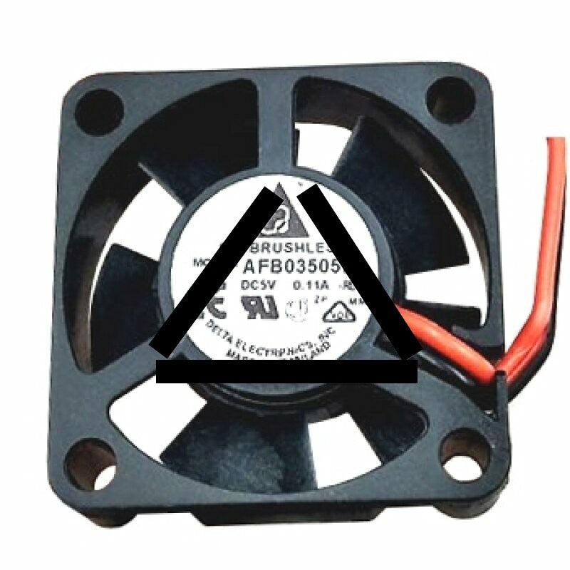 Delta AFB03505LA-R00 DC 5V 0.11A 2 Wires Axial Cooling Fan