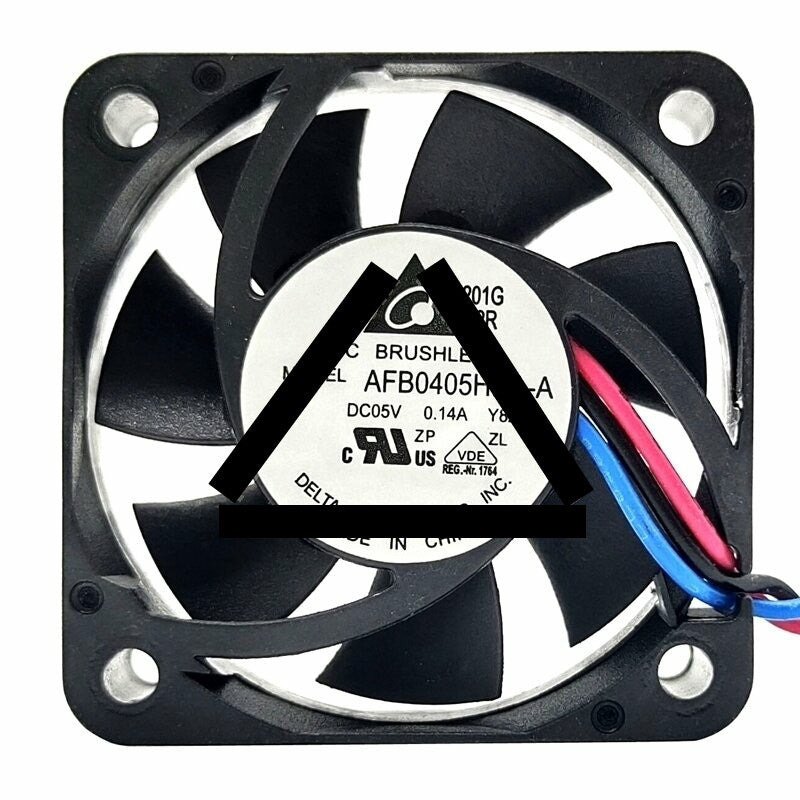 Delta AFB0405HHA-A DC 5V 0.14A 2 Wires / 3 Wires Axial Cooling Fan