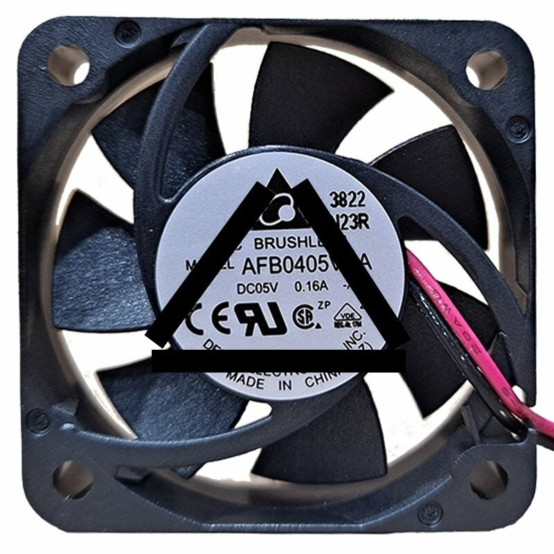 Delta AFB0405VHA DC 5V 0.16A 2 Wires Brushless Axial Cooling Fan