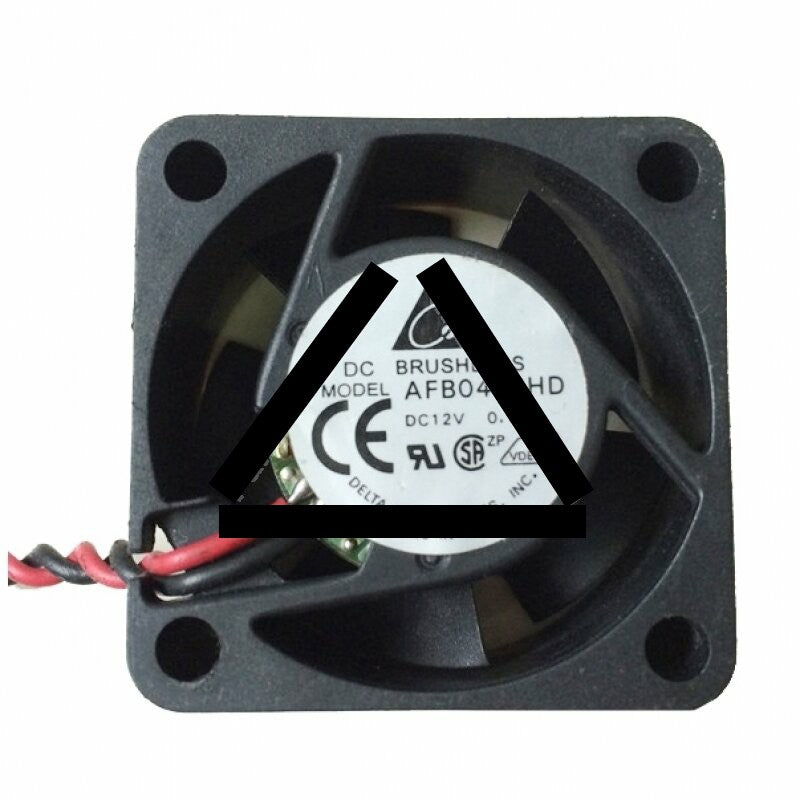 Delta AFB0412HD DC 12V 0.18A 2 Wires Axial Cooling Fan