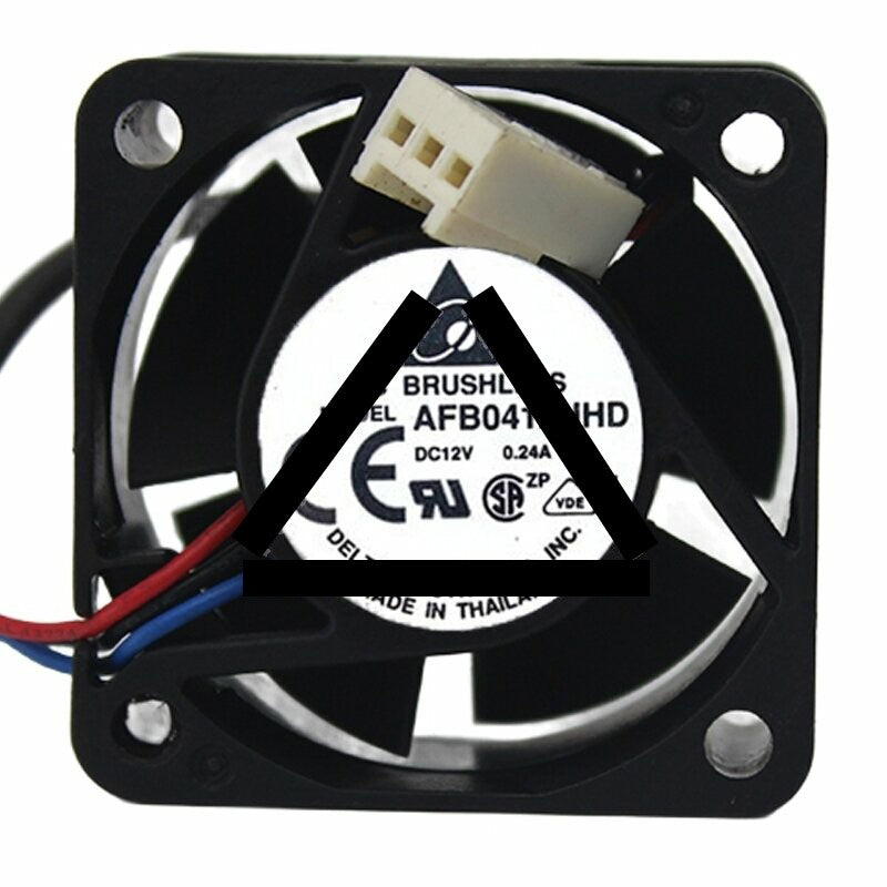 Delta AFB0412HHD DC 12V 0.24A 4020 Axial Brushless Cooling Fan