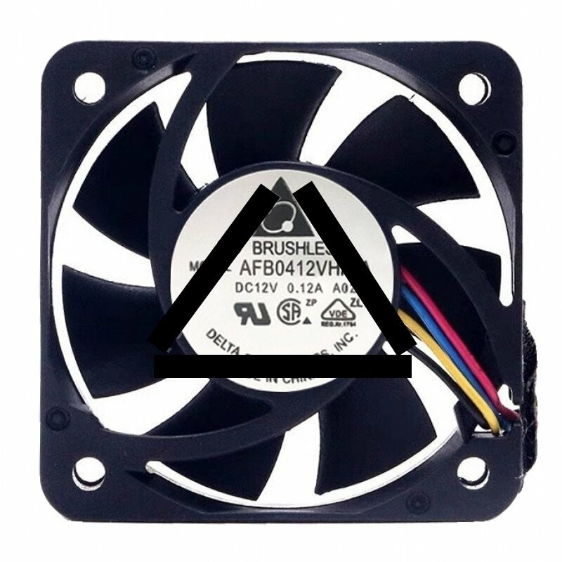 Delta AFB0412VHA-A DC 12V 0.12A 2 Wires / 3 Wires / 4 Wires Axial Cooling Fan