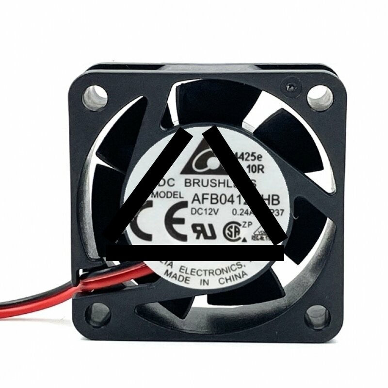 Delta AFB0412VHB DC 12V 0.24A 2 Wires / 3 Wires / 4 Wires Axial Cooling Fan