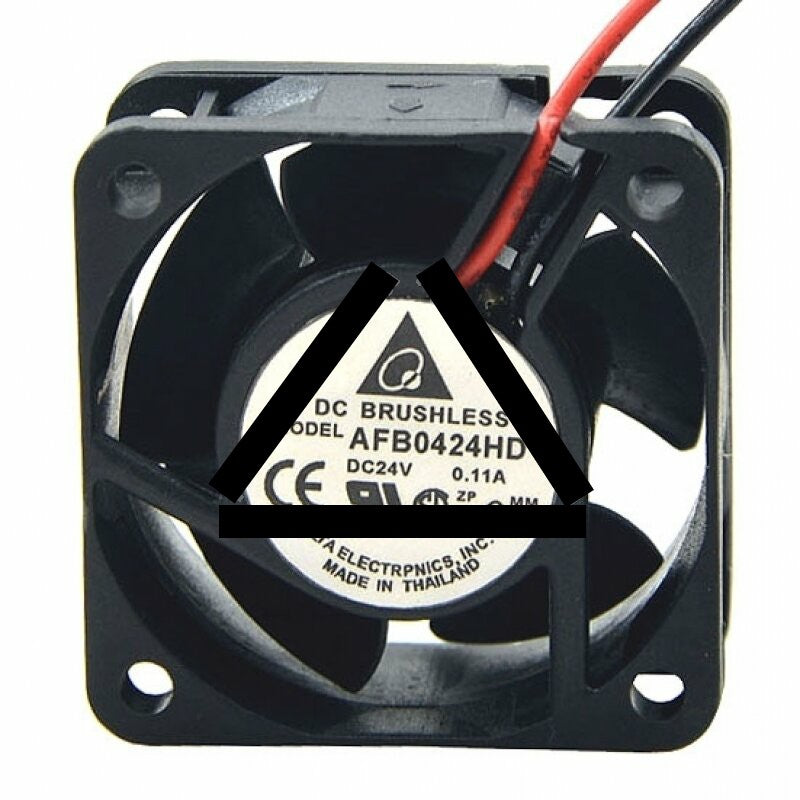 Delta AFB0424HD DC 24V 0.11A 2 Wires / 3 Wires / 4 Wires Axial Cooling Fan