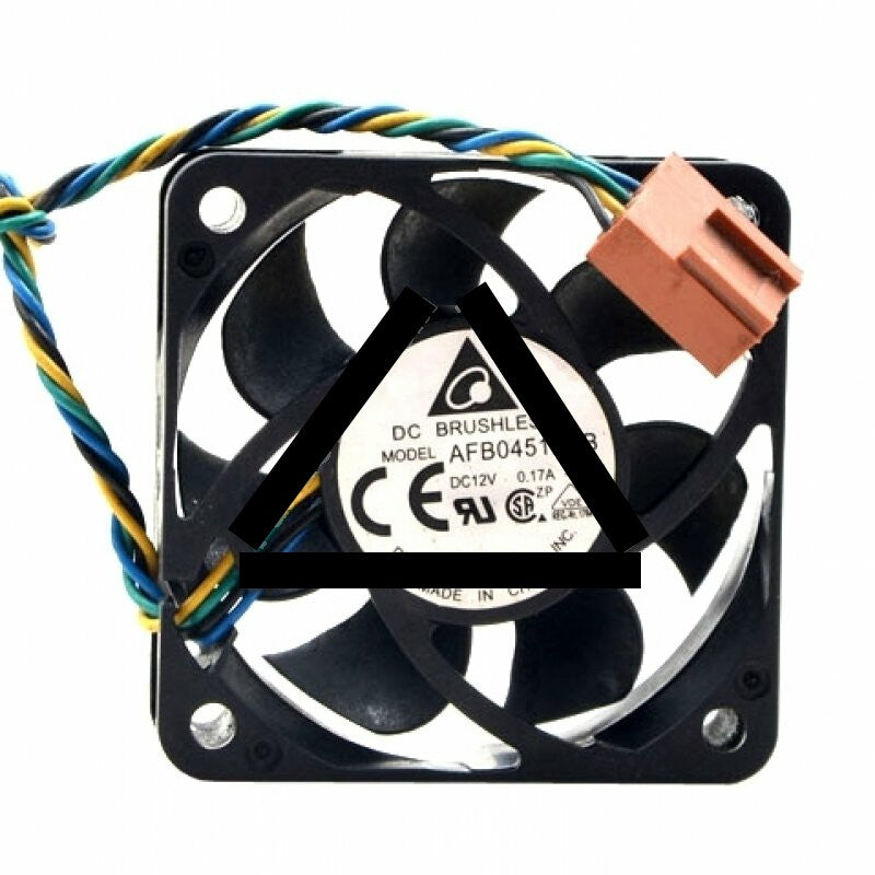 Delta AFB04512HB DC 12V 0.17A 2 Wires / 3 Wires / 4 Wires Axial Cooling Fan