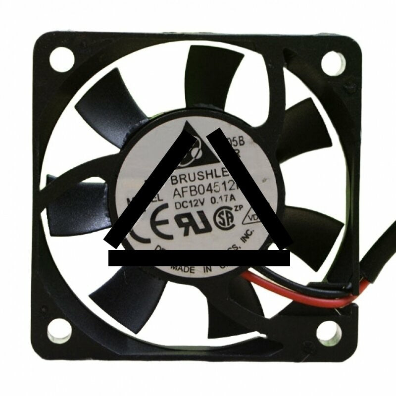 Delta AFB04512MA DC 12V 0.17A 2 Wires Axial Cooling Fan