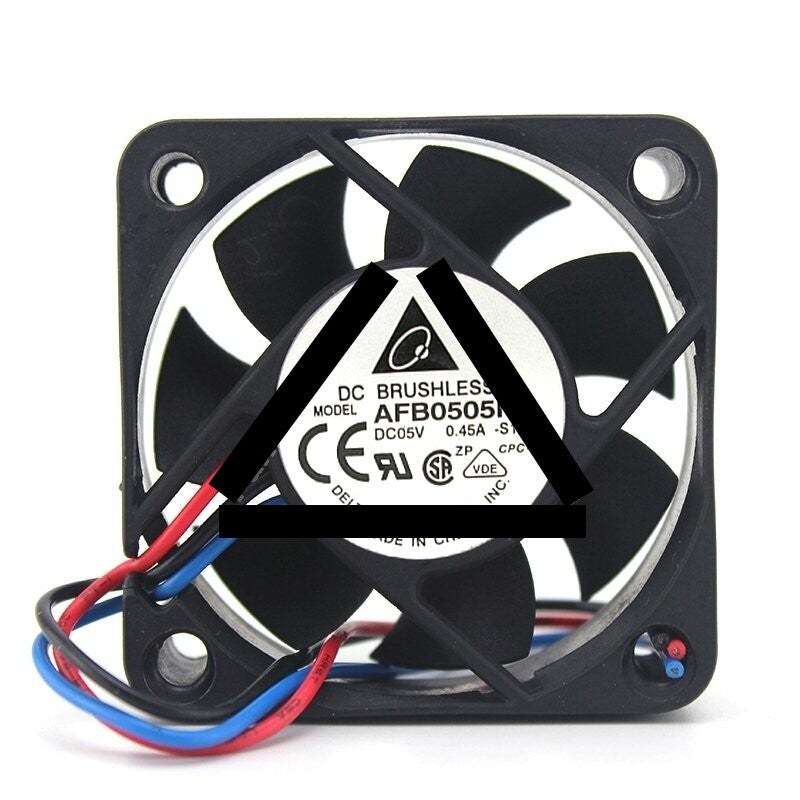 Delta AFB0505HB DC 5V 0.45A 2 Wires / 3 Wires Axial Cooling Fan