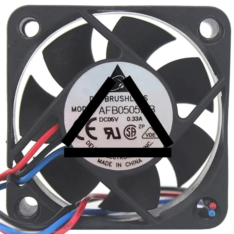 Delta AFB0505MB 5V 0.33A DC Brushless 2 / 3 Wires Axial Cooling Fan