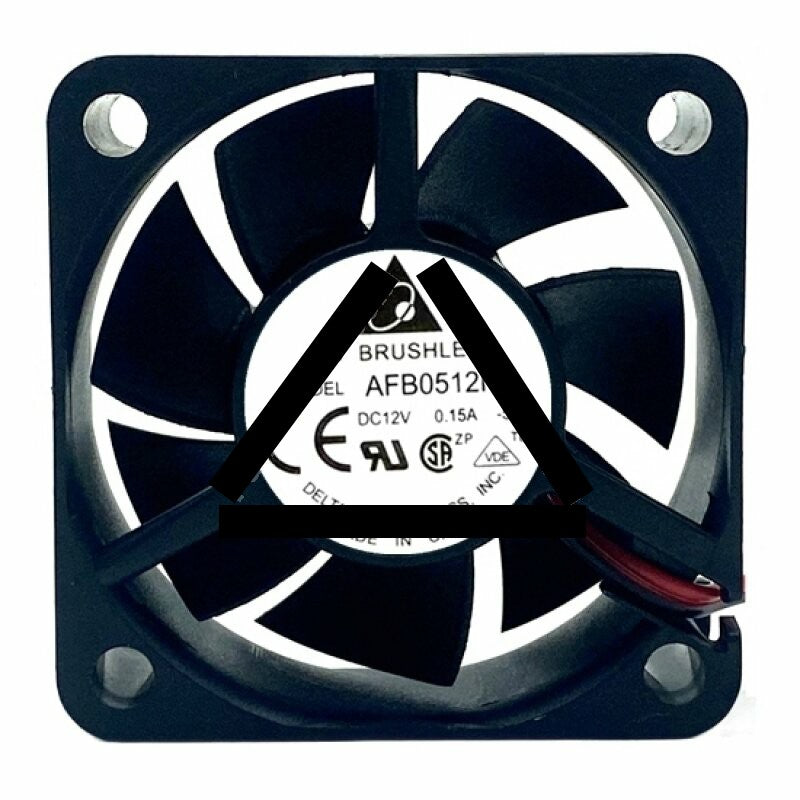 Delta AFB0512HD DC 12V 0.15A 2 Wires / 3 Wires Axial Cooling Fan