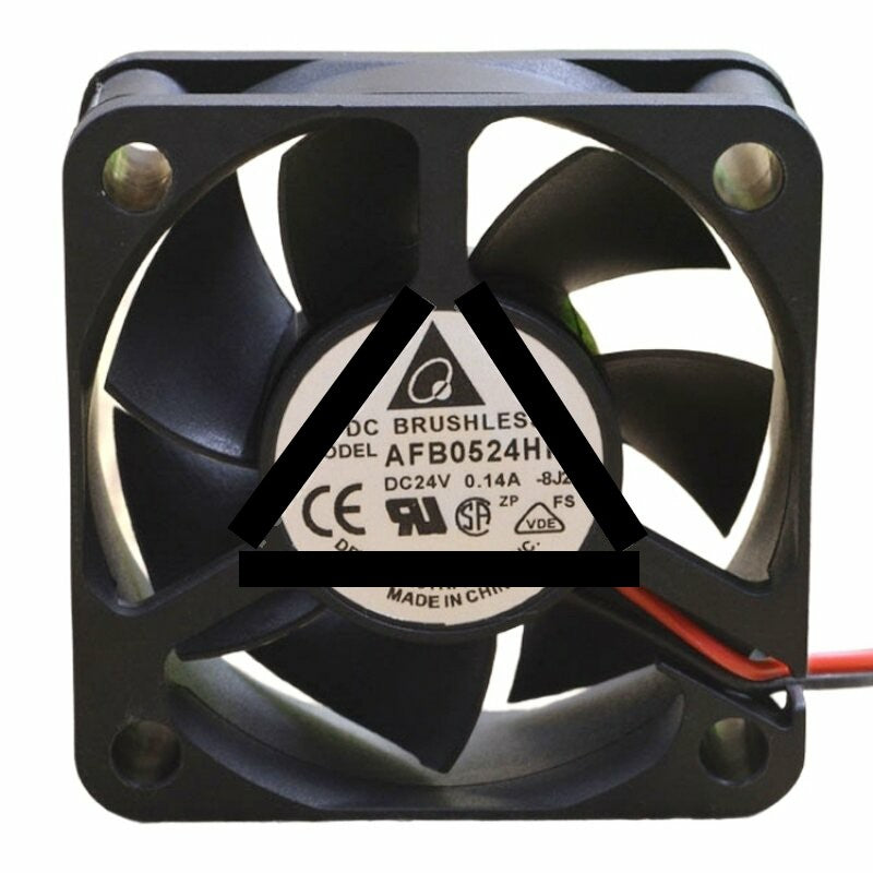 Delta AFB0524HHD DC 24V 0.14A 2 Wires / 3 Wires Axial Cooling Fan