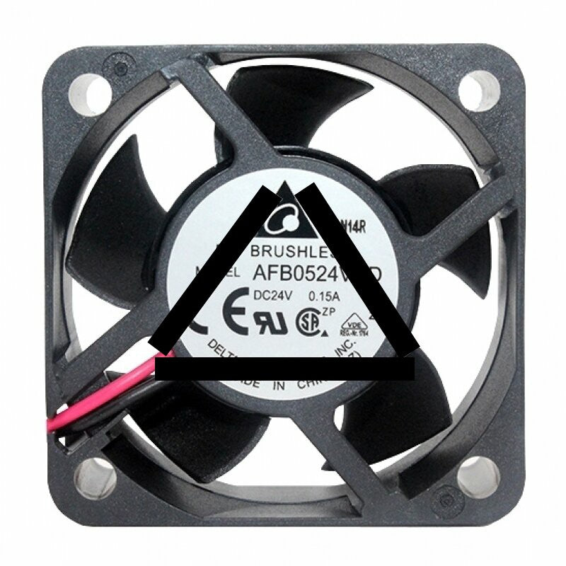 Delta AFB0524VHD DC 24V 0.15A 2 Wires / 3 Wires Axial Cooling Fan