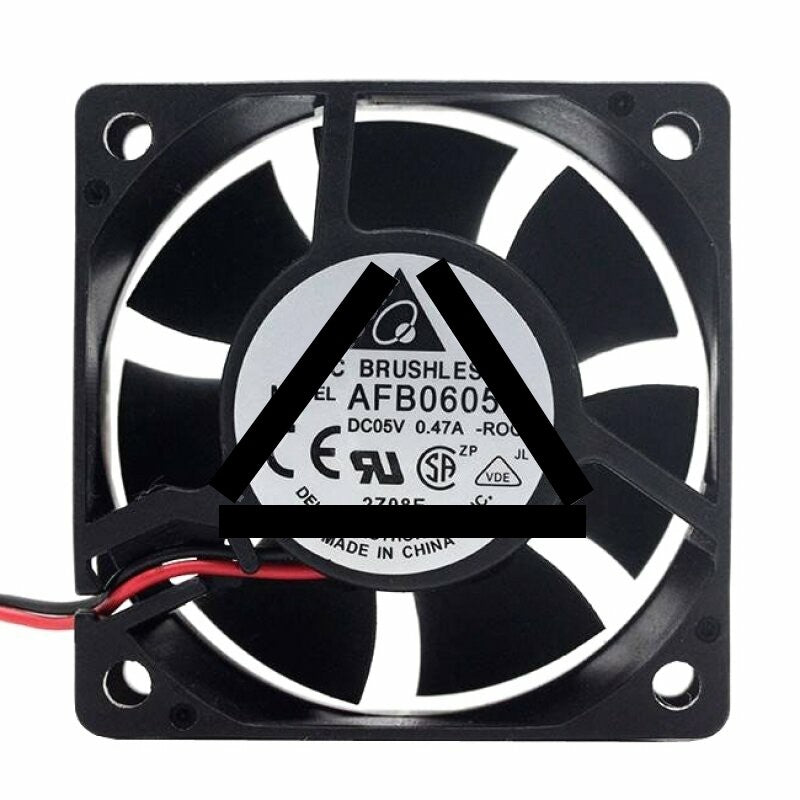 Delta AFB0605H DC 5V 0.47A 2 Wires / 3 Wires Axial Cooling Fan