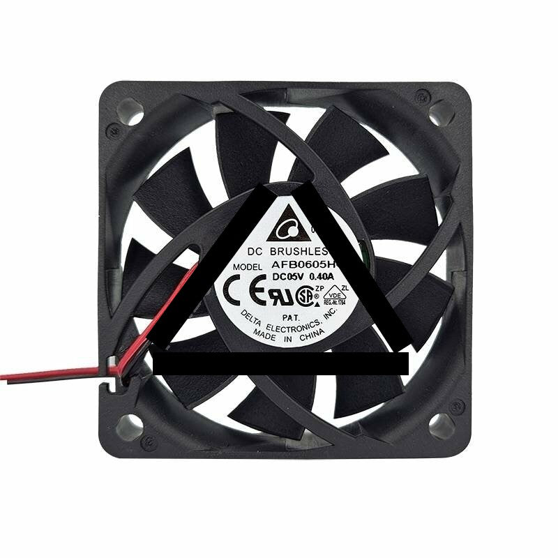 Delta AFB0605HC DC 5V 0.4A 2 Wires / 3 Wires Axial Cooling Fan