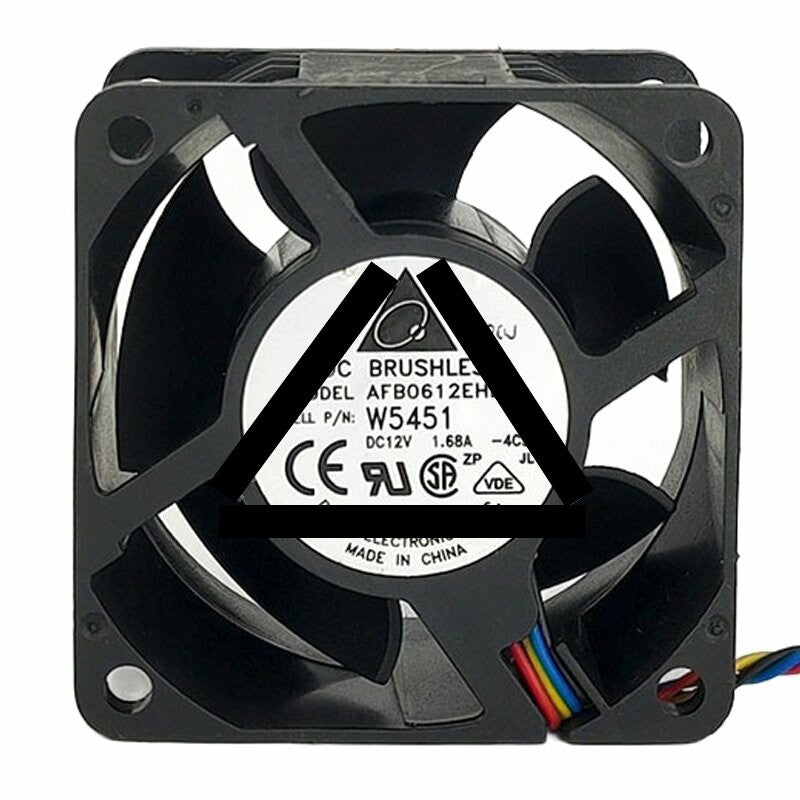 Delta AFB0612EHE DC 12V 1.68A 6038 Axial Cooling Fan